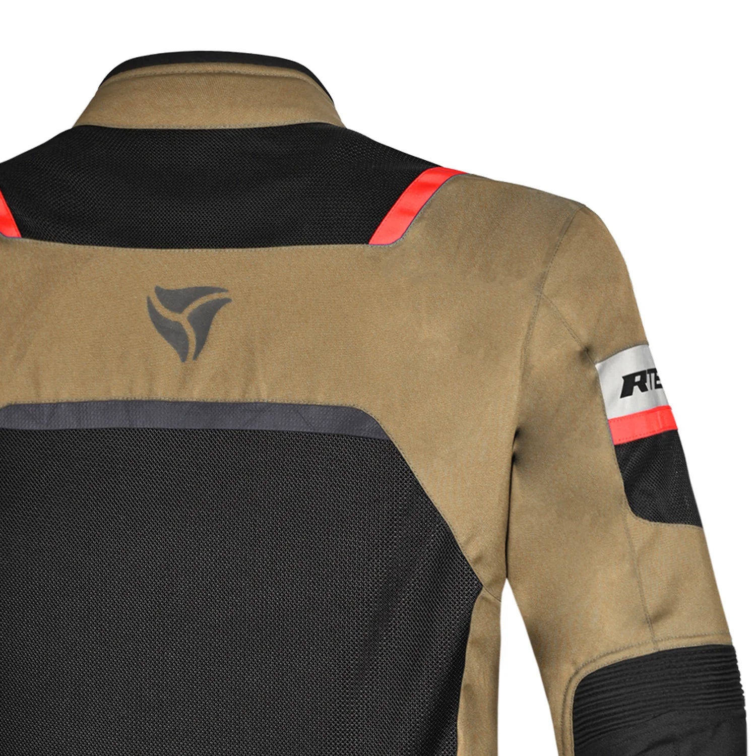 R-TECH SPIRAL MESH Motorcycle Jackets Beige Black Red – 6 – Maximomoto PT