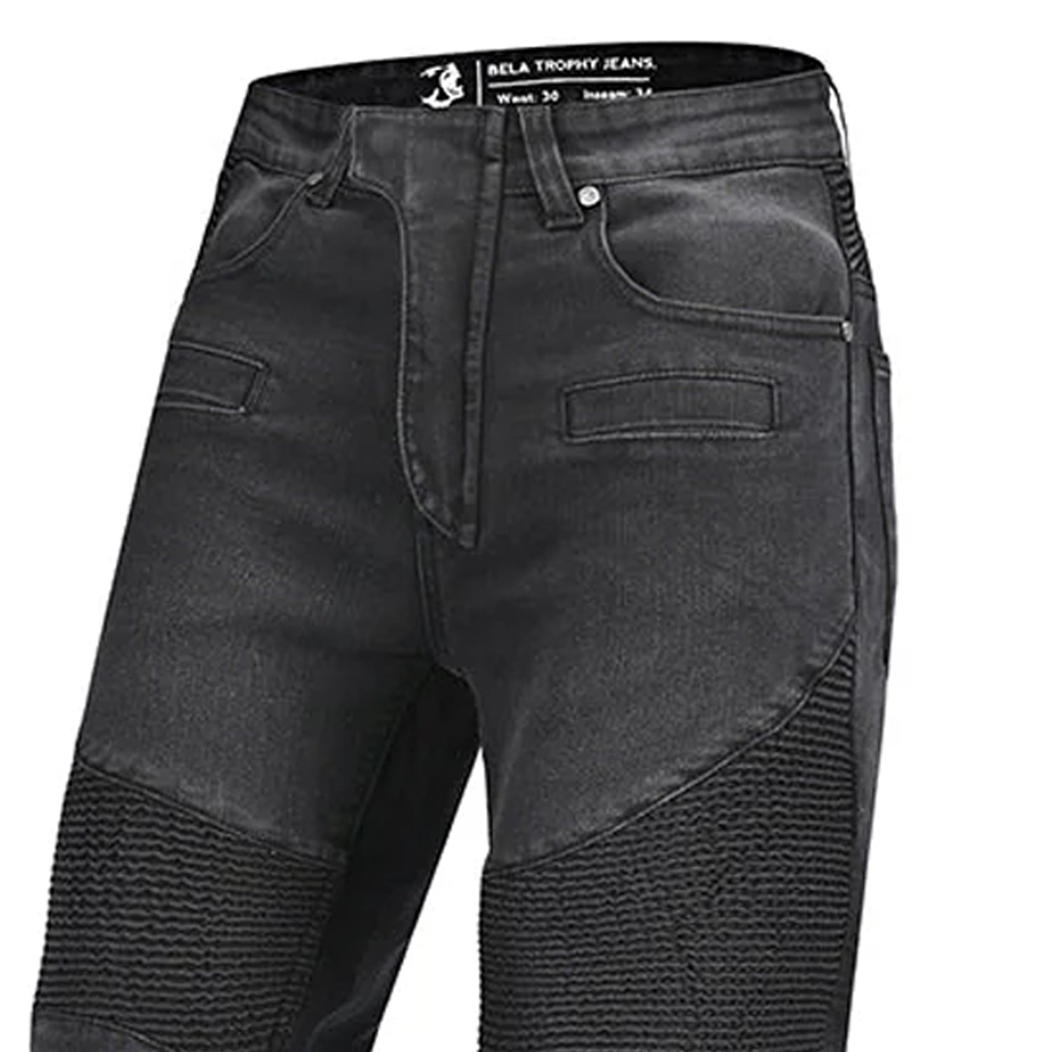 BELA KEVLAR TROPHY Moto Black Pants 34L Inseam – 8 – Maximomoto PT