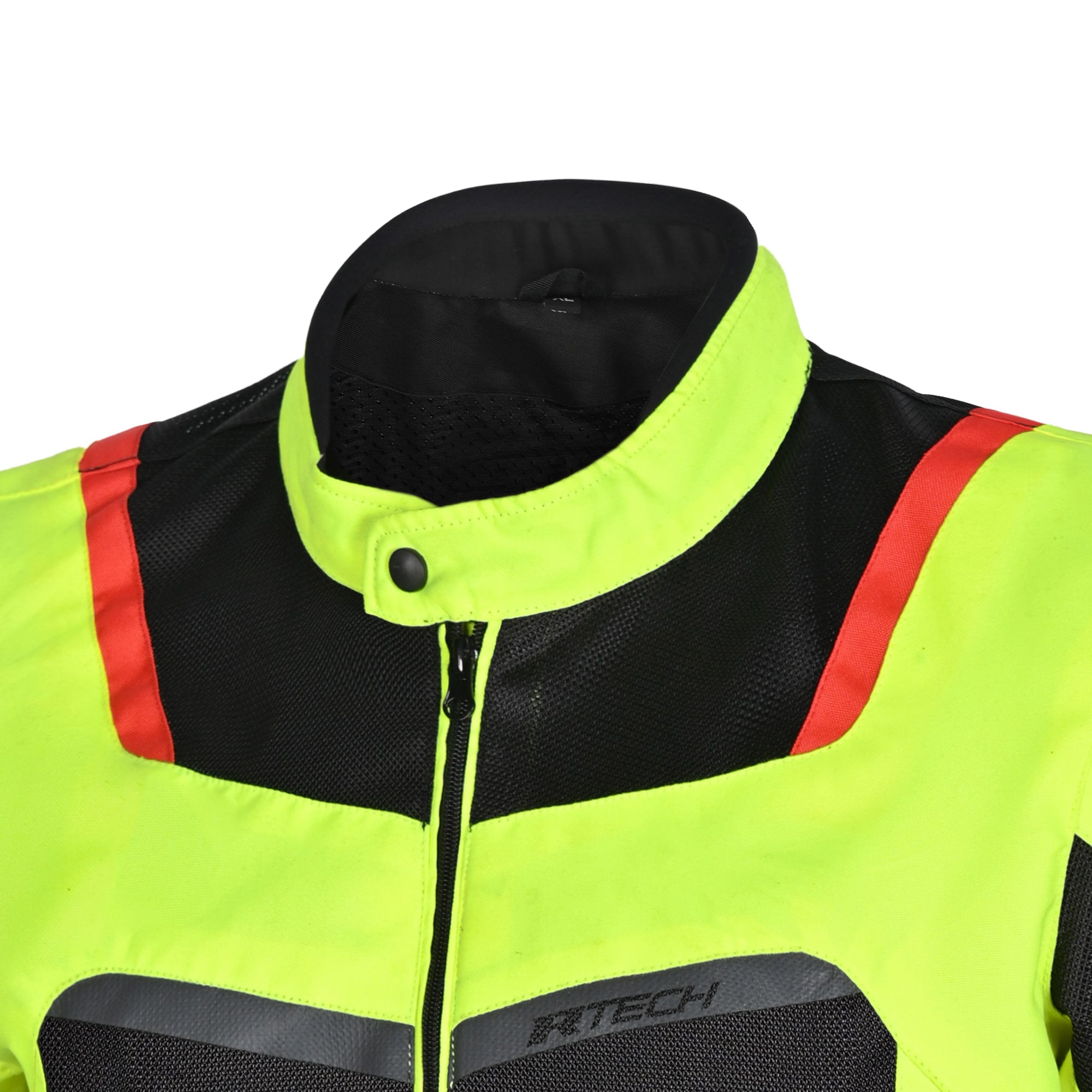 R-TECH SPIRAL MESH Moto Casacos Amarelo Preto Vermelho Fluorescente