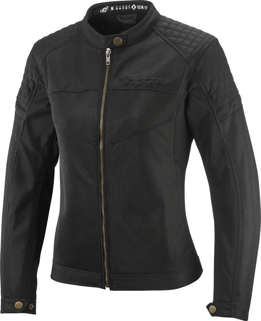 IXON OZCAN Mujer Textil Moto Verano Jacket Black – 1 – Maximomoto PT