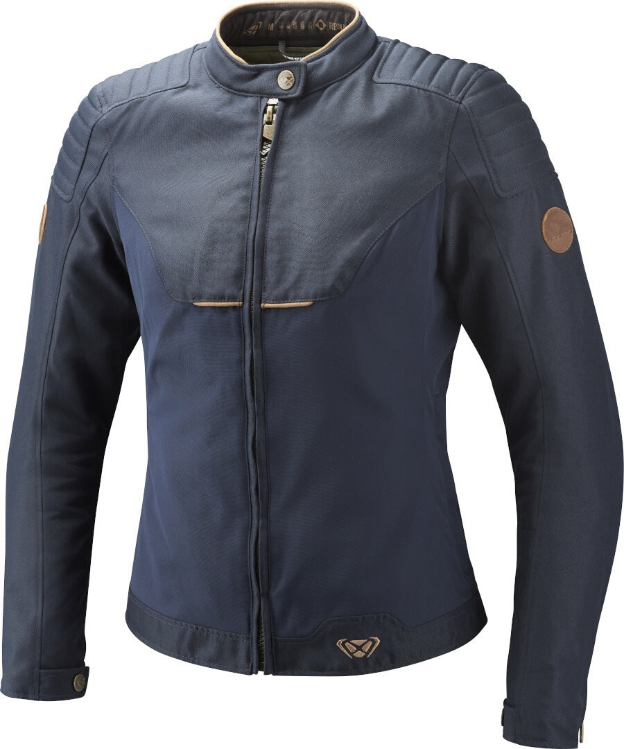 IXON HORNET Mujer Textil Moto Chaqueta Marrón Marino – 1 – Maximomoto PT