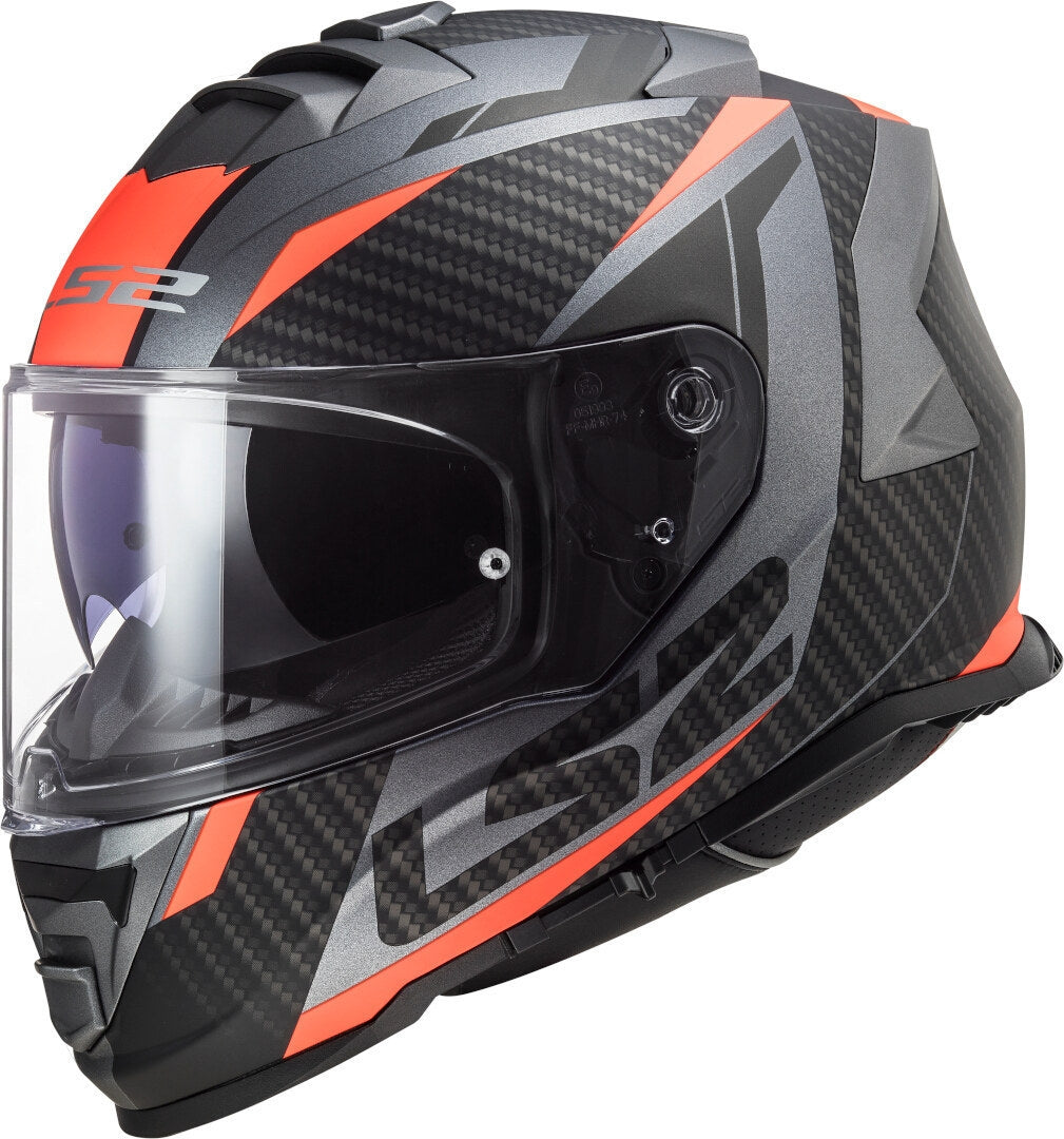LS2 FF800 STORM RACER MATT TITANIUM FLUO ORANGE – 3 – Maximomoto PT