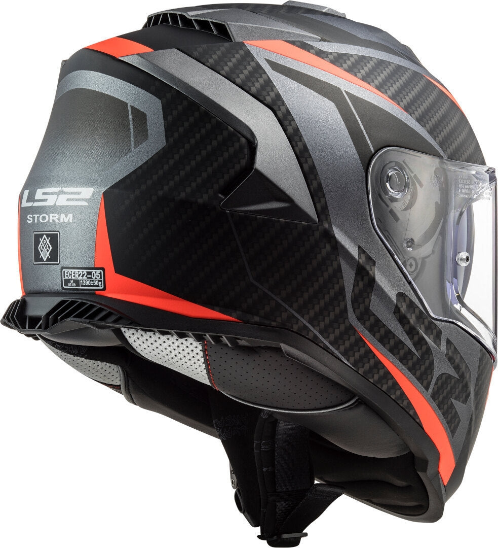 LS2 FF800 STORM RACER MATT TITANIUM FLUO ORANGE – 5 – Maximomoto PT