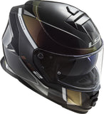 LS2 FF800 STORM VELVET BLACK RAINBOW