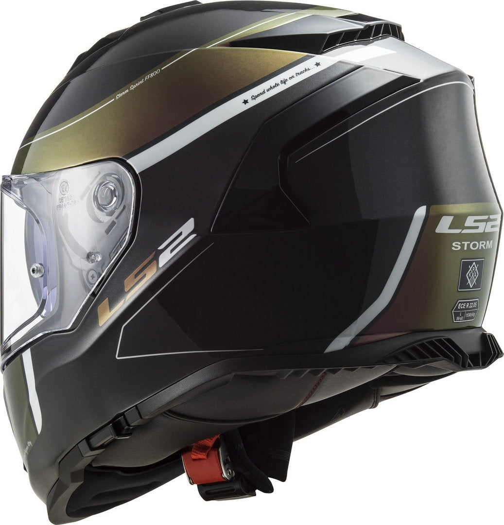 LS2 FF800 STORM VELVET CAPACETE INTEGRAL DE MOTO PRETO RAINBOW – 7 – Maximomoto PT
