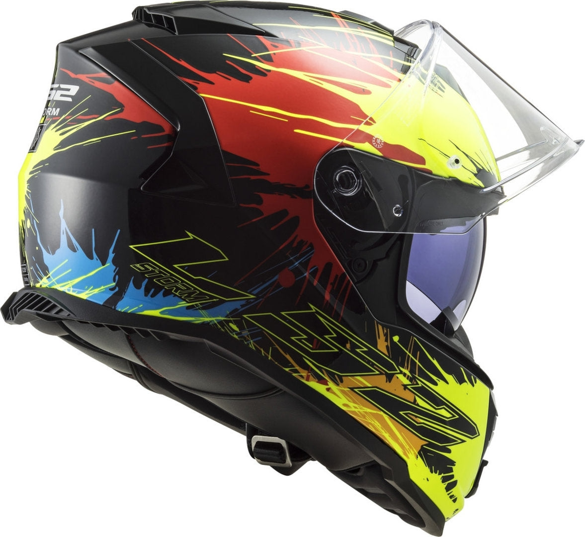 LS2 FF800 STORM DROP YELLOW BLACK RED – 3 – Maximomoto PT