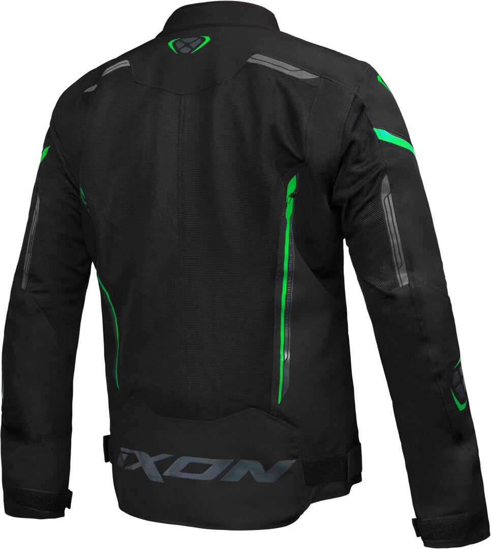 IXON STRIKER AIR Moto Textil Hombre Chaqueta Negro Antracita Verde – 2 – Maximomoto PT