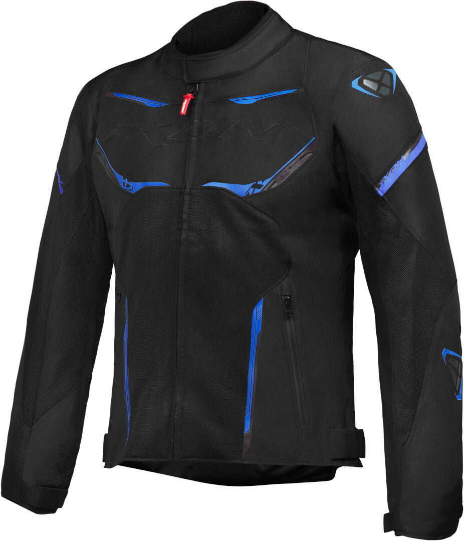 IXON STRIKER AIR Moto Textil Hombre Chaqueta Black Anthracite Blue – 1 – Maximomoto PT