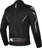 IXON FLICKER Moto Textil Hombre Chaqueta Blanco Negro