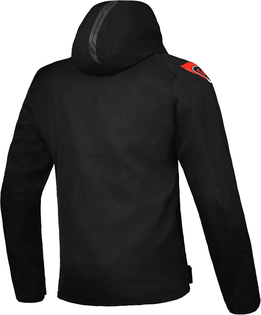 IXON FIERCE Moto Textil Hombre Jacket Black White Red – 2 – Maximomoto PT