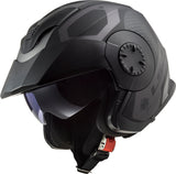 LS2 OF570 VERSO MARKER MATT BLACK TITANIUM