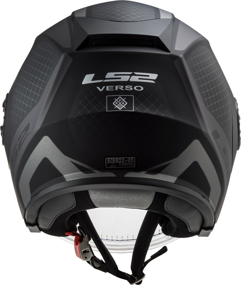 LS2 OF570 VERSO MARKER MATT BLACK TITANIUM – 6 – Maximomoto PT