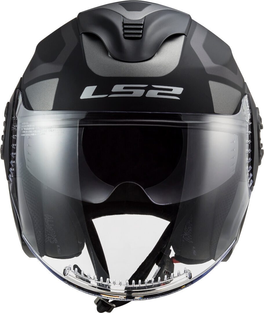 LS2 OF570 VERSO MARKER MATT BLACK TITANIUM – 7 – Maximomoto PT