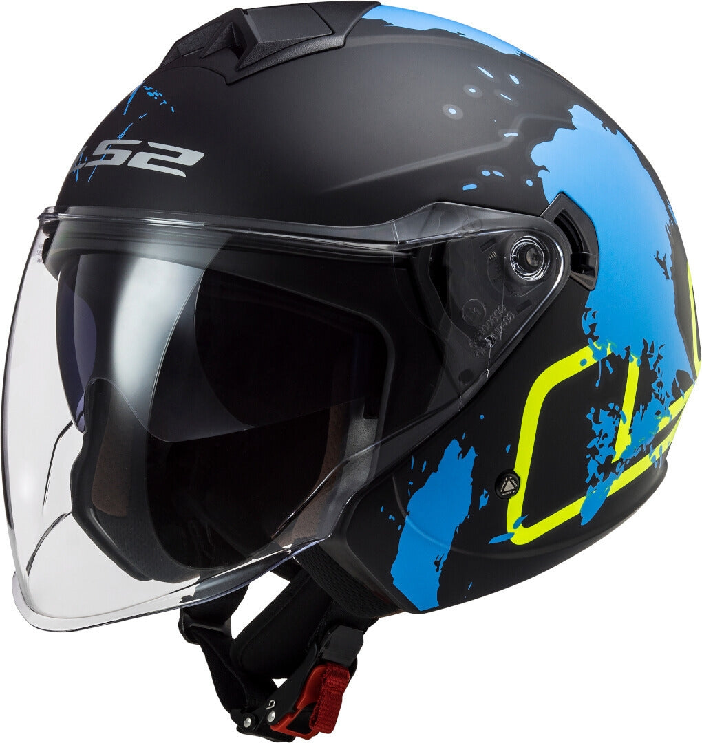 LS2 OF573 TWISTER II XOVER MATT BLACK BLUE – 1 – Maximomoto PT