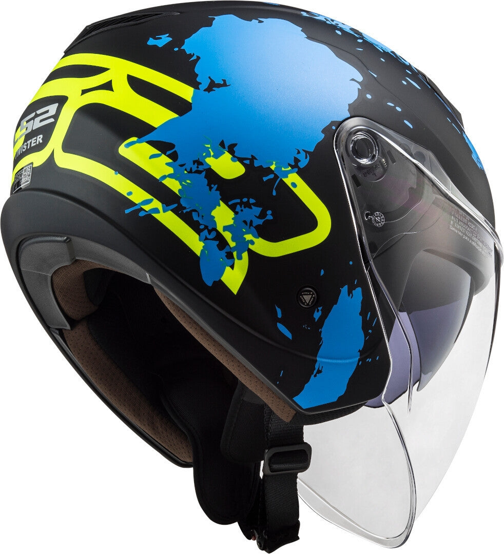 LS2 OF573 TWISTER II XOVER MATT BLACK BLUE – 3 – Maximomoto PT