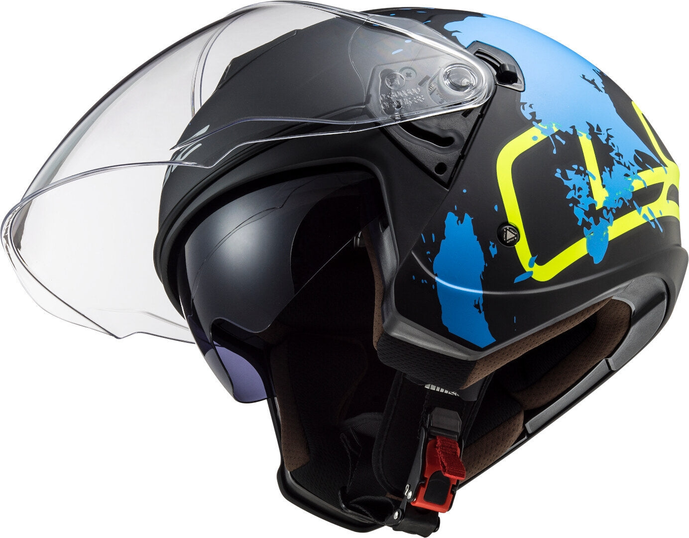 LS2 OF573 TWISTER II XOVER MATT BLACK BLUE – 4 – Maximomoto PT