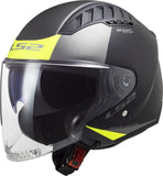 LS2 OF600 COPTER URBANE MATT BLACK H-V YELLOW