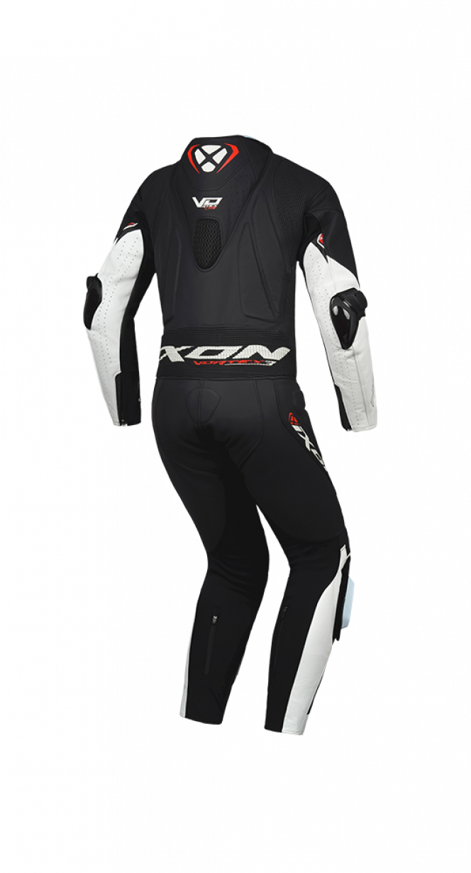 IXON VORTEX 3 DAMAS 1 PC Moto Senhora Couro Fatos Preto Branco – 2 – Maximomoto PT