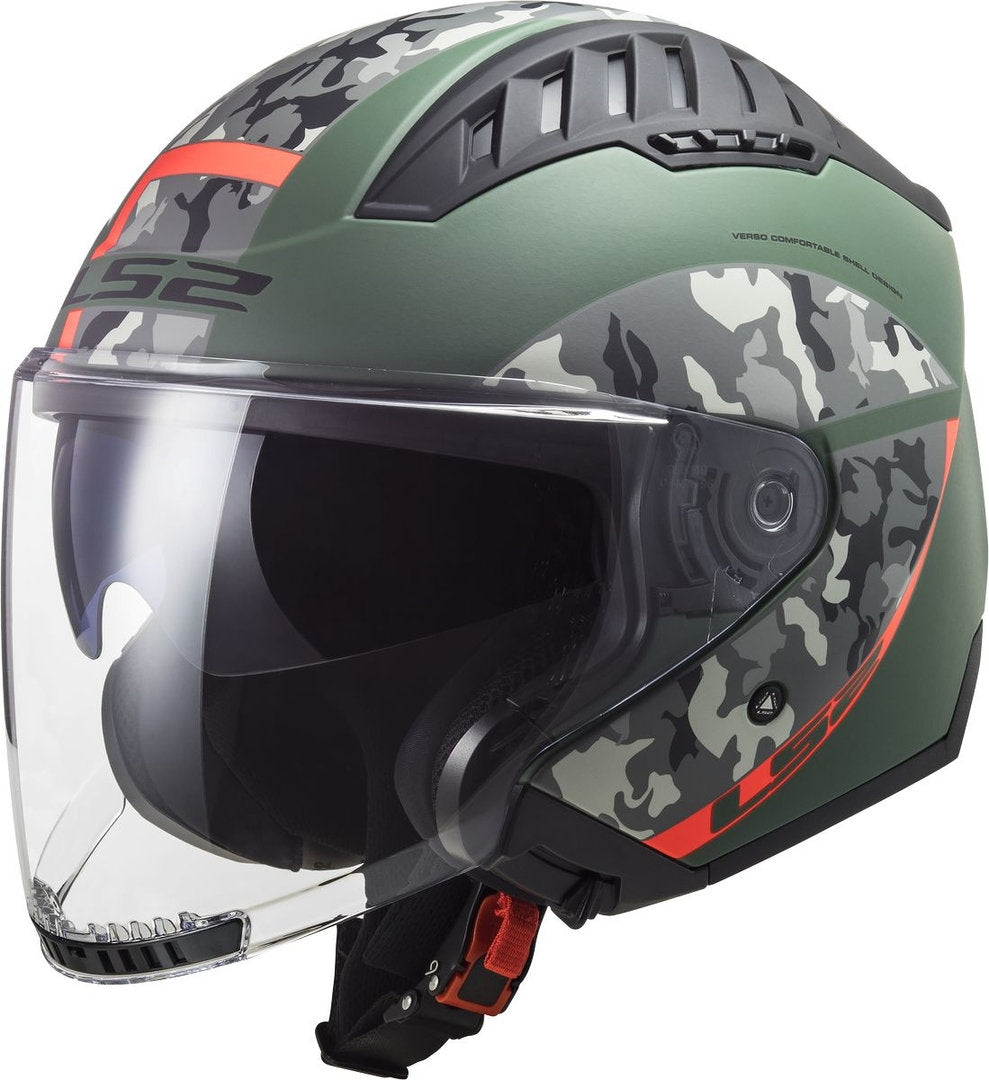 LS2 OF600 COPTER CRISPY M.MILITARY GREEN ORANGE