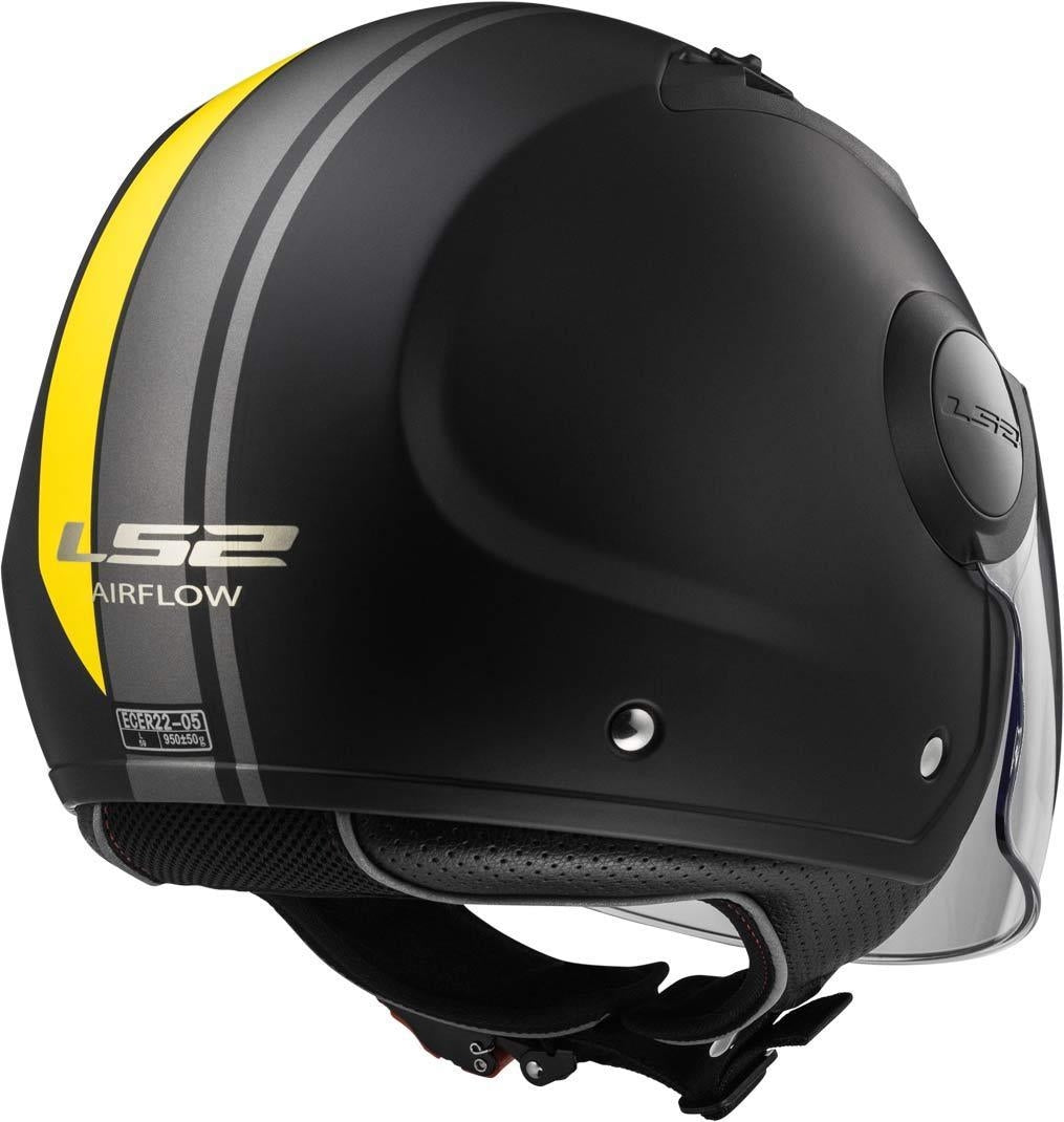 LS2 OF562 AIRFLOW METROPOLIS MATT BLACK YELLOW – 2 – Maximomoto PT