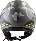 LS2 OF562 AIRFLOW CAMO MATT TITANIUM YELLOW
