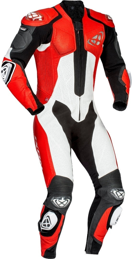 IXON VENDETTA EVO Moto Couro Homem Fatos Preto Branco Vermelho – 2 – Maximomoto PT