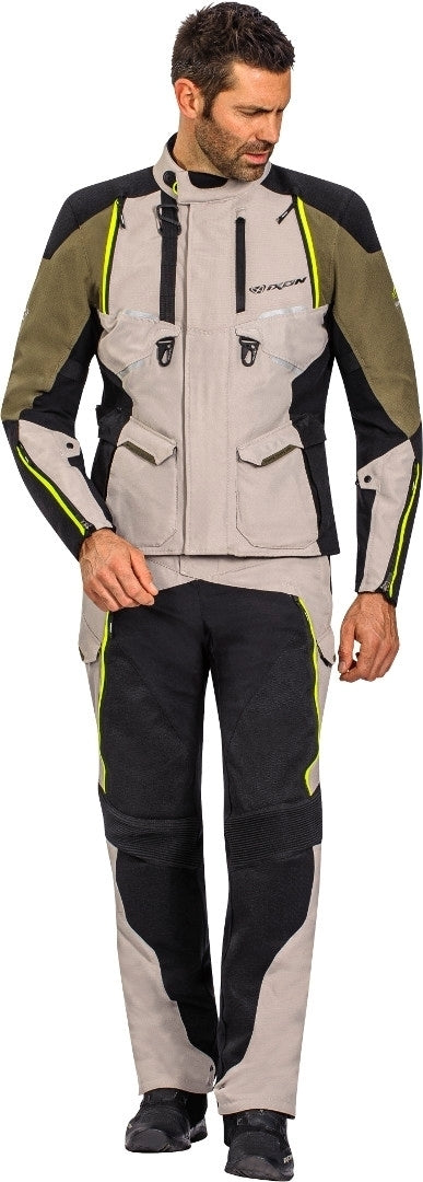 IXON- jackets EDDASGREIGE/KHAKI/BLACK – 2 – Maximomoto PT