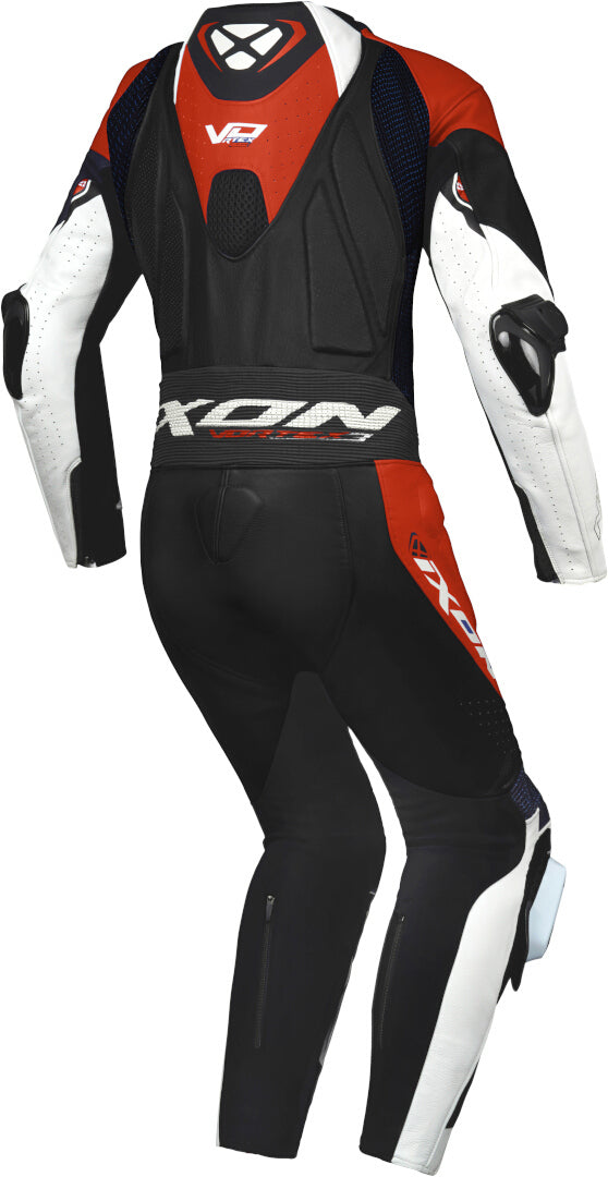 IXON VORTEX 3 Moto 1 PC Homem Couro Fatos Branco Preto Vermelho – 2 – Maximomoto PT
