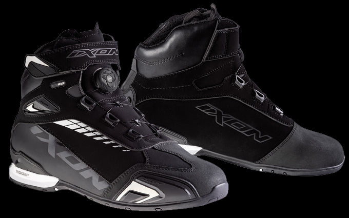 IXON- BULL WP BOOTS BLACK/WHITE – 2 – Maximomoto PT