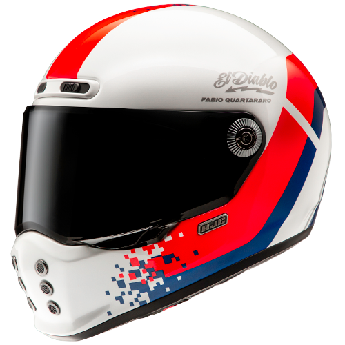 HJC V10 FQ20 RETRO MC21 Casco Integral Para Motocicleta De Estilo Vintage – 1 – Maximomoto PT