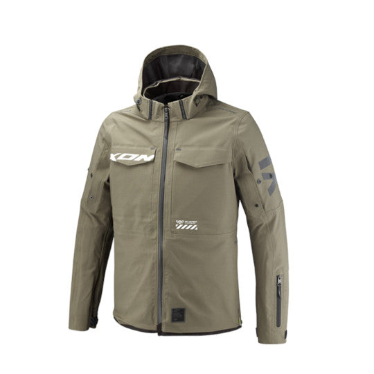 IXON SQUARE Moto Hombre De Aventura Chaqueta Textil Caqui/Negro – 1 – Maximomoto PT
