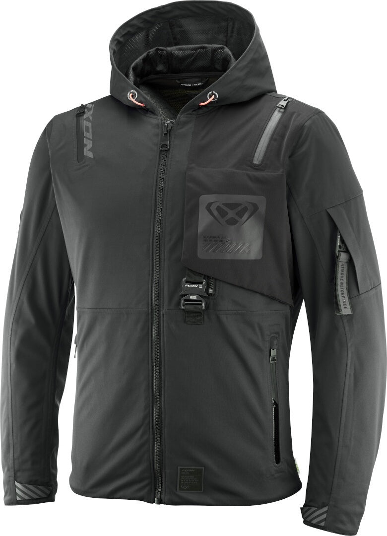 IXON M-QUARTER Waterproof Textile Motorcycle Jacket Anthracite/Black – 1 – Maximomoto PT