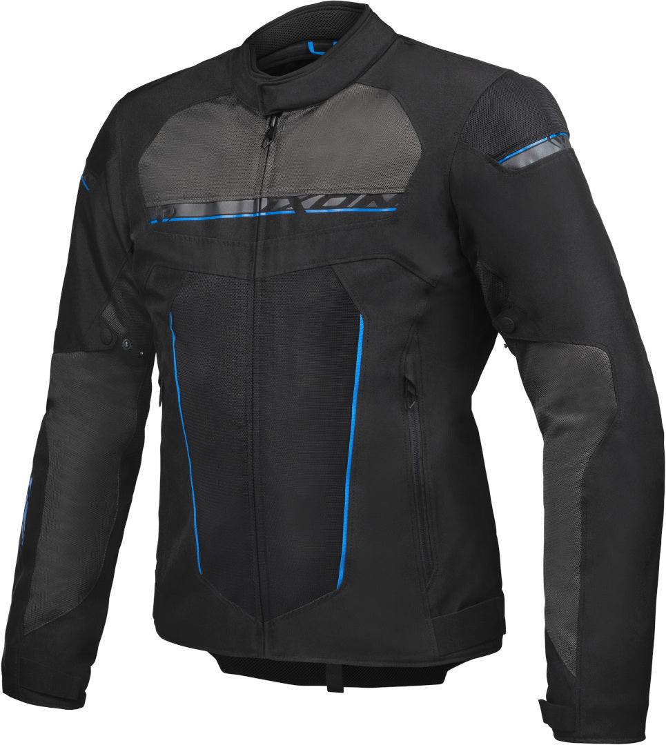 IXON T-REX Toda la Temporada Chaqueta Textil Moto Negro/Gris/Azul – 1 – Maximomoto PT