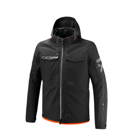 IXON SQUARE Moto Hombre De Aventura Chaqueta Textil Negro/Brillante/Rojo – 1 – Maximomoto PT