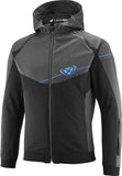 IXON SECTION Hombre Verano Moto Textil Chaqueta Negro/Antracita/Azul