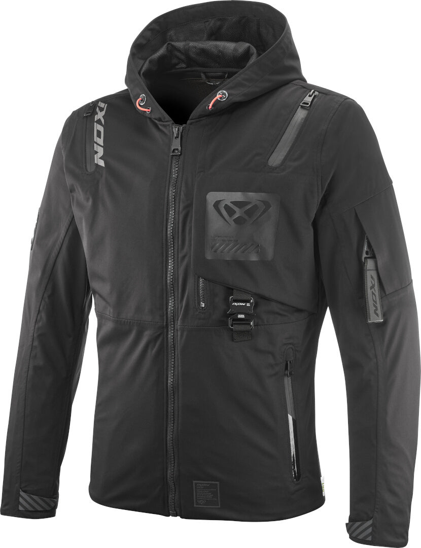 IXON M-QUARTER Black Waterproof Textile Motorcycle Jacket – 1 – Maximomoto PT