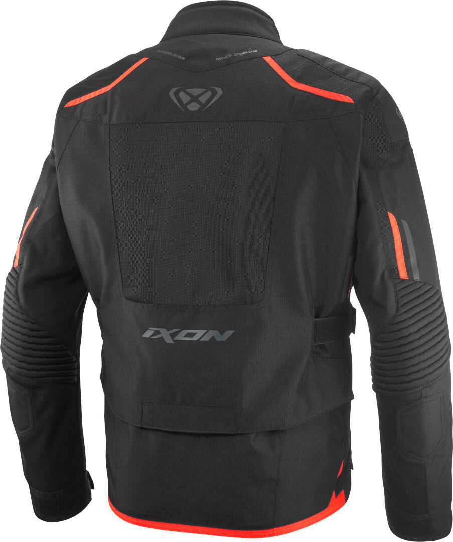 IXON MIDGARD Air C Motorcycle Textile Chaqueta Black Brillant Red – 2 – Maximomoto PT