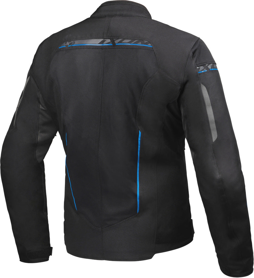IXON T-REX Toda la Temporada Chaqueta Textil Moto Negro/Gris/Azul – 2 – Maximomoto PT