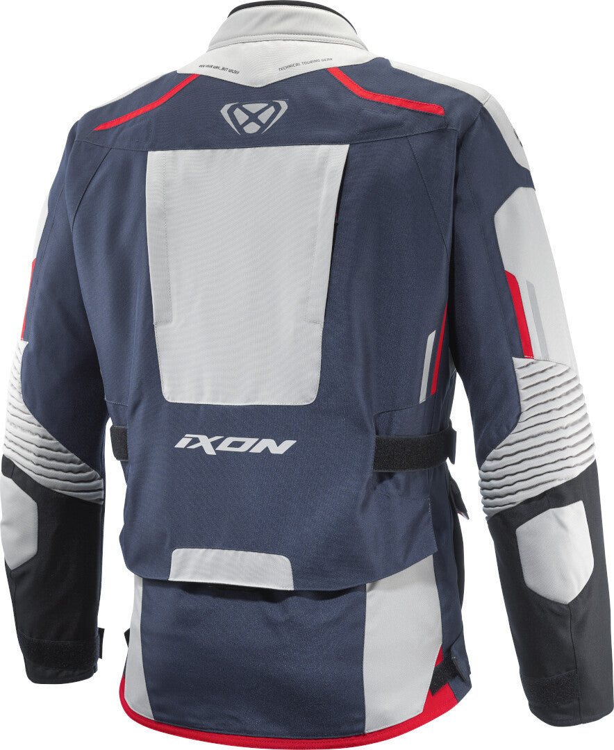 IXON MIDGARD Impermeable Moto De Aventura Chaqueta Textil Preto/Gris/Azul – 2 – Maximomoto PT