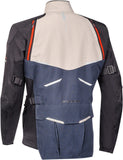 IXON EDDAS Moto Textil Turismo Chaqueta Grege/Azul Marino/Negro