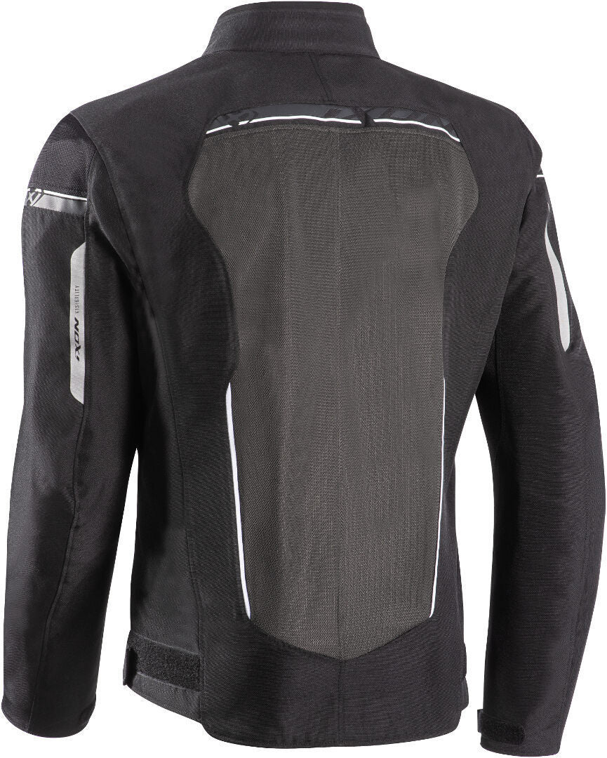 IXON T-REX All Season Motorcycle Textile Jacket Black/White/Grey – 2 – Maximomoto PT