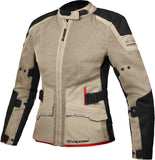 IXON M-NJORD Mujer Textil Chaqueta Arena Negro Rojo