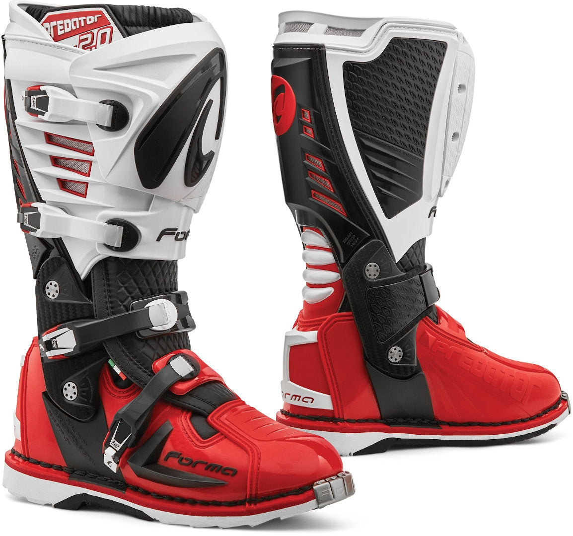 FORMA- PREDATOR 2.0 BOOTS BLACK/WHITE/RED – 1 – Maximomoto PT