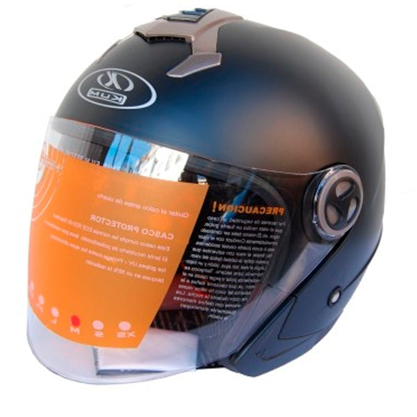KUM-Casco Jet K-623 Preto/Mate – 1 – Maximomoto PT