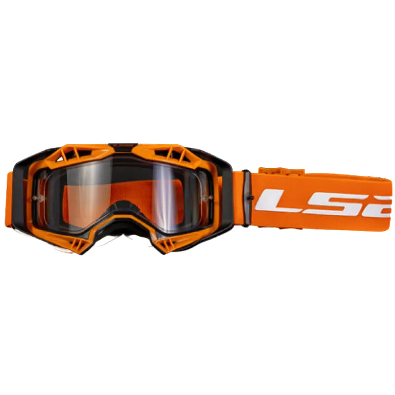 LS2- AURA GOGGLE BLACK HIV ORANGE WITH CLEAR DISPLAY – 1 – Maximomoto PT