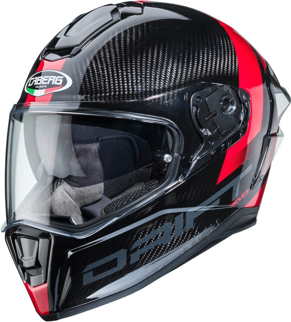 CABERG-Casco DRIFT EVO CARBON SONIC ANTRACITA/RED