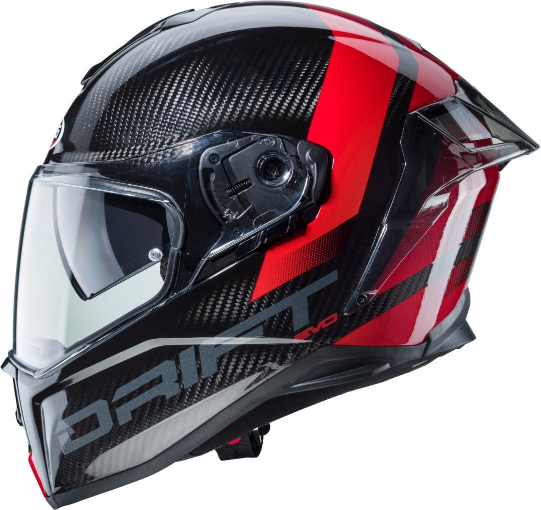 CABERG-Casco DRIFT EVO CARBON SONIC ANTRACITA/RED