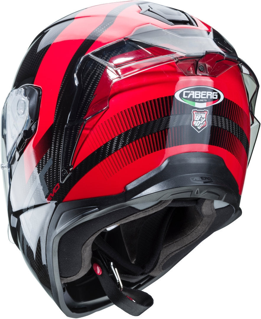 CABERG-Casco DRIFT EVO CARBON SONIC ANTRACITA/RED