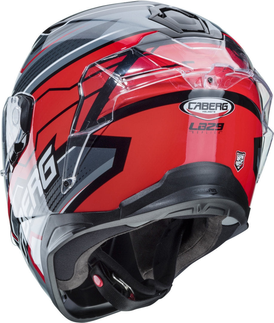 CABERG-Casco DRIFT EVO LB29 BLACK/ANTHRACITE/RED