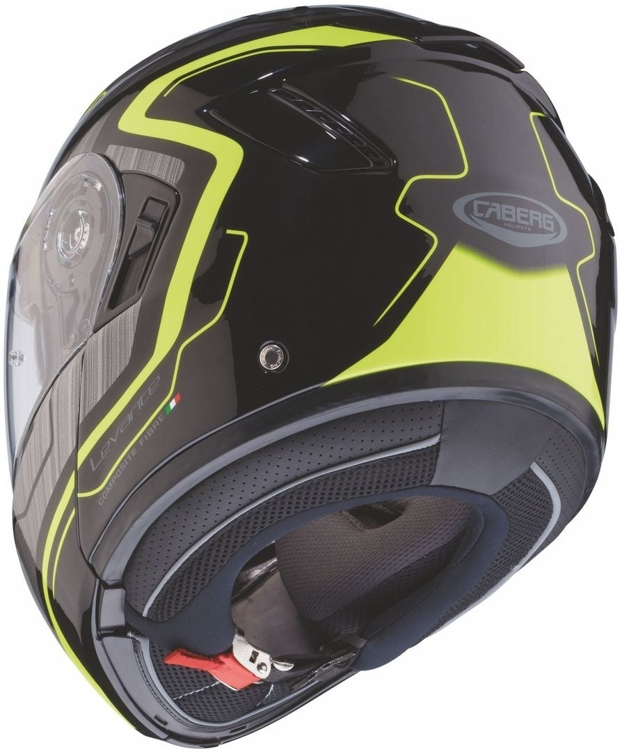 CABERG-Casco Levo Flow BLACK/ANTHRACITE/YELLOW